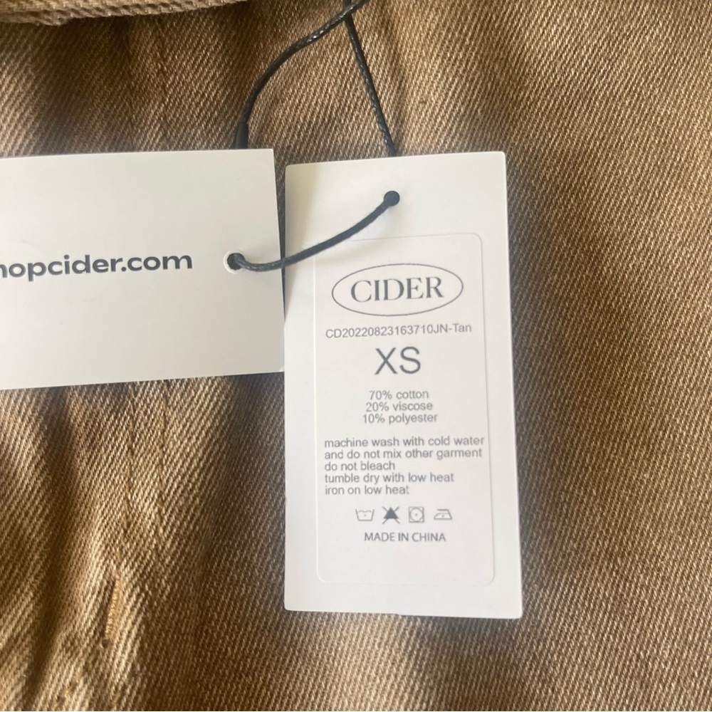 Cider Tan Belted Flare Jeans - Picture 3 of 8